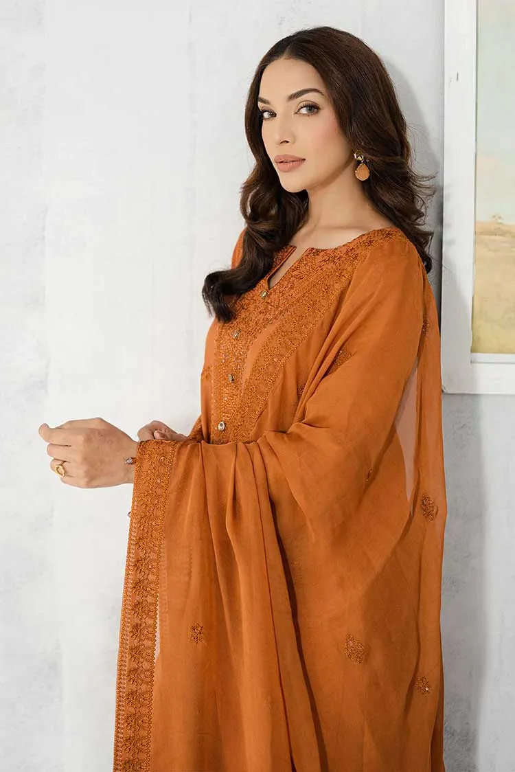 01 Zoa Kaia Embroidered Raw Silk Collection