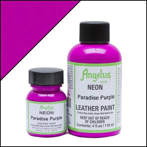 (12 Colors) Angelus Acrylic Leather Paint Neon Color