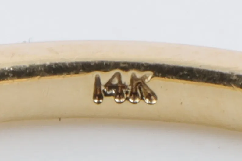 14k Yellow Gold Band Size 8.25 (1.77g.)