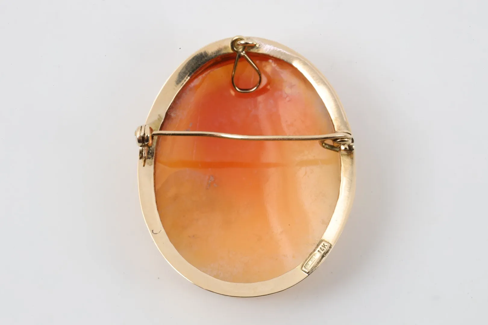 14k Yellow Gold Cameo Brooch (6.89g.)