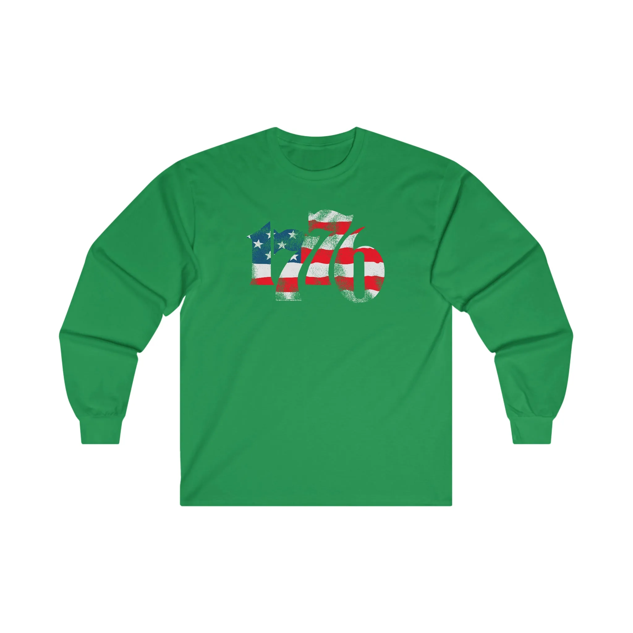 1776 American Flag Long Sleeve Tee