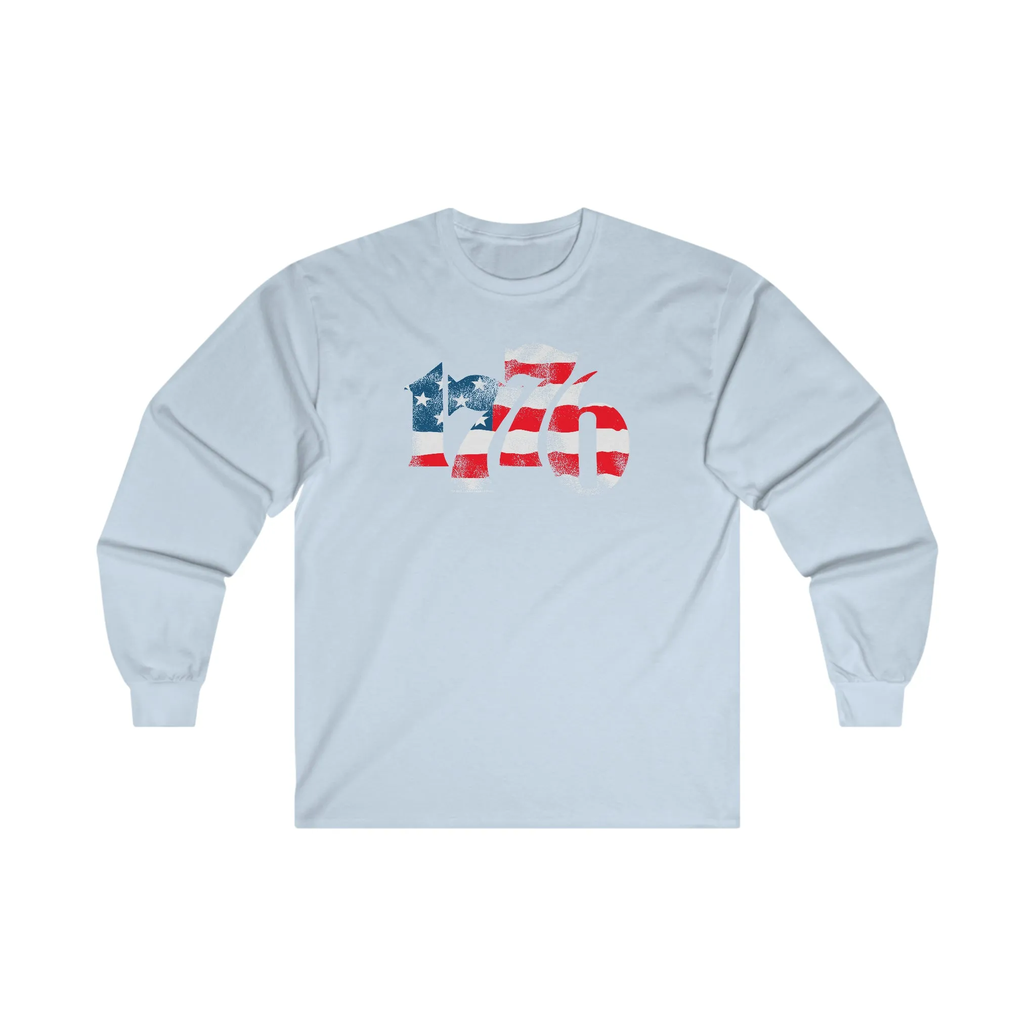 1776 American Flag Long Sleeve Tee