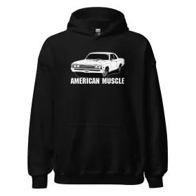 1967 Chevelle Hoodie, American Muscle Car Sweatshirt