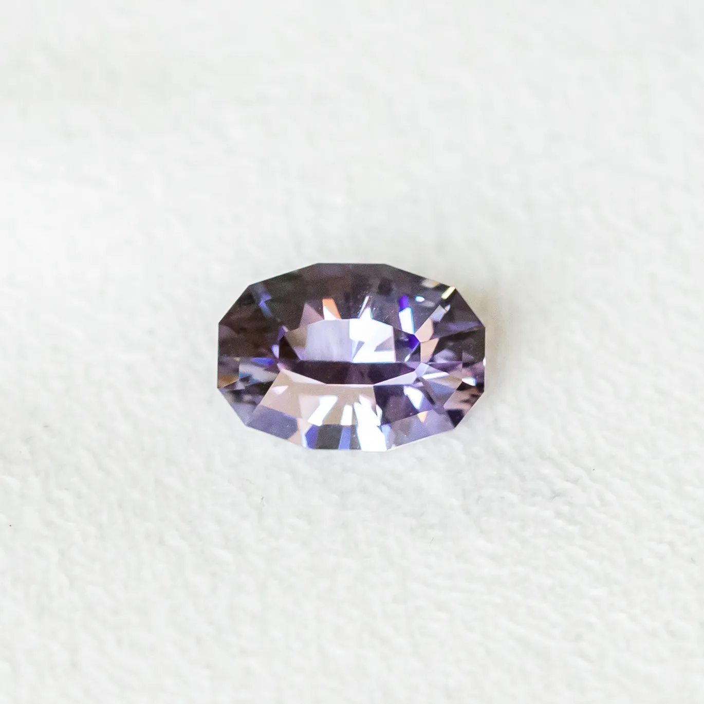 4.26CT GEO OVAL PURPLE TANZANITE, GIA, 12.22X8.69X5.90MM, HEATED