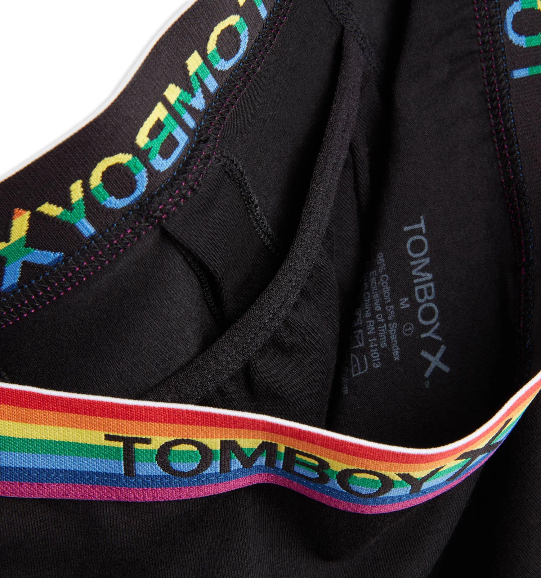 6" Fly Packing Boxer LC - Black Rainbow