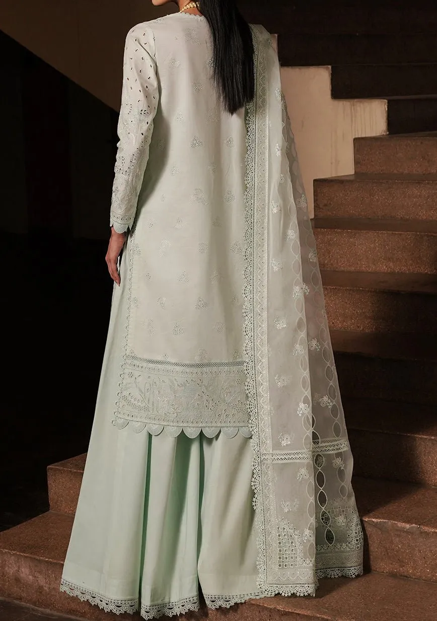 Afrozeh Celadon Pakistani Luxury Chikankari Lawn