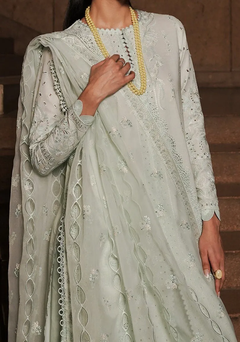 Afrozeh Celadon Pakistani Luxury Chikankari Lawn