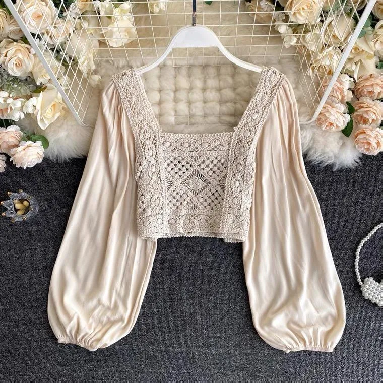 Alma Crochet Blouse