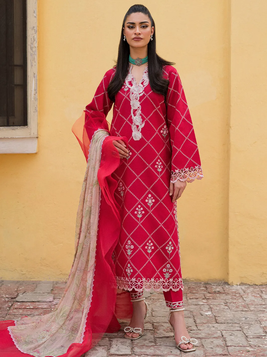 ALMAS | 3 PC UNSTITCH LAWN