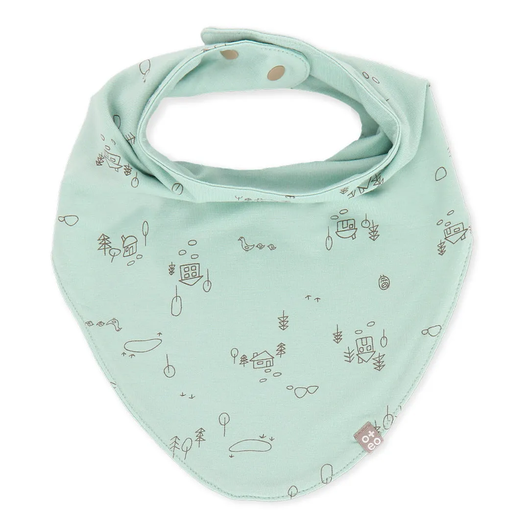 An Adventure Bamboo Baby Bib (Green)