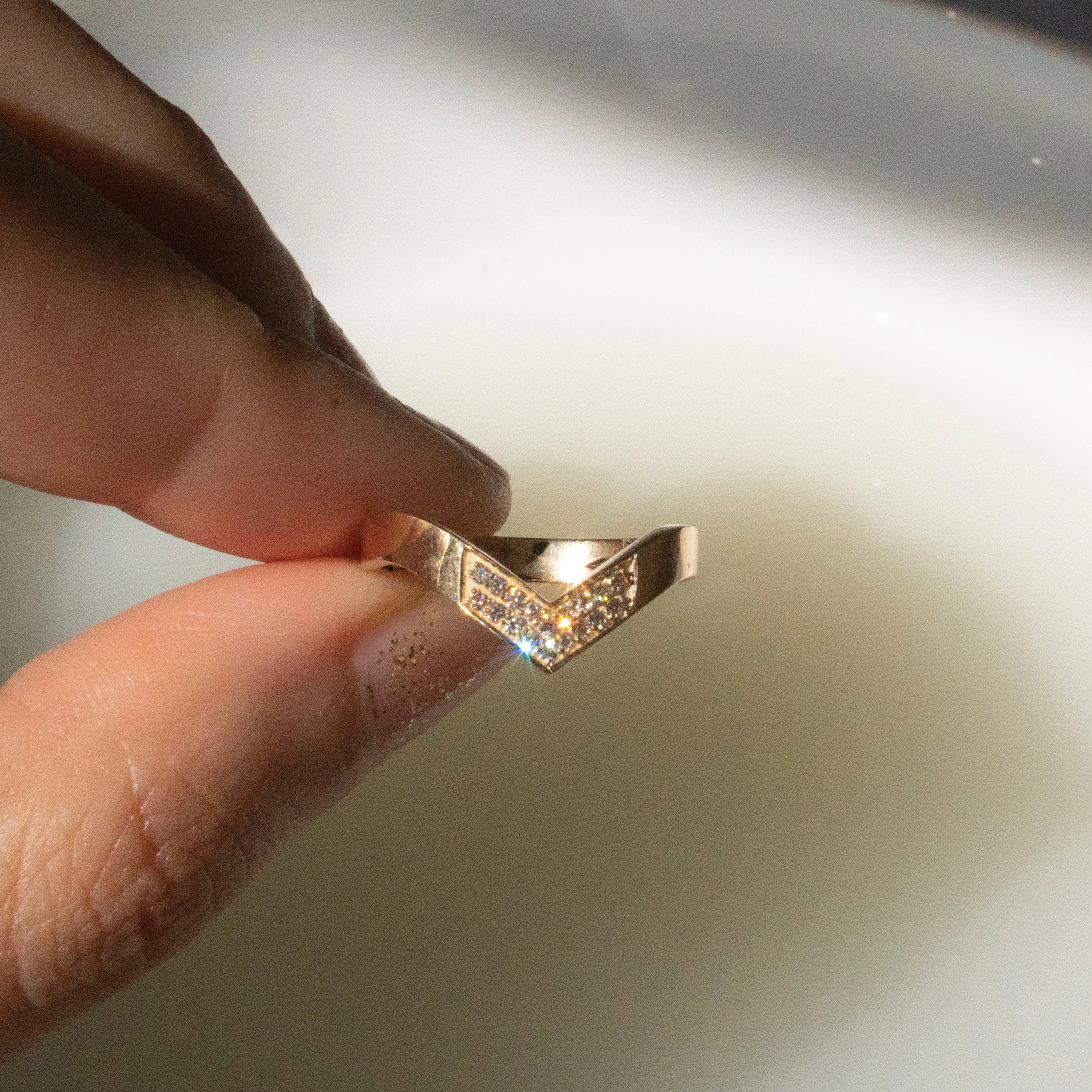 Andromeda Band Diamond Ring