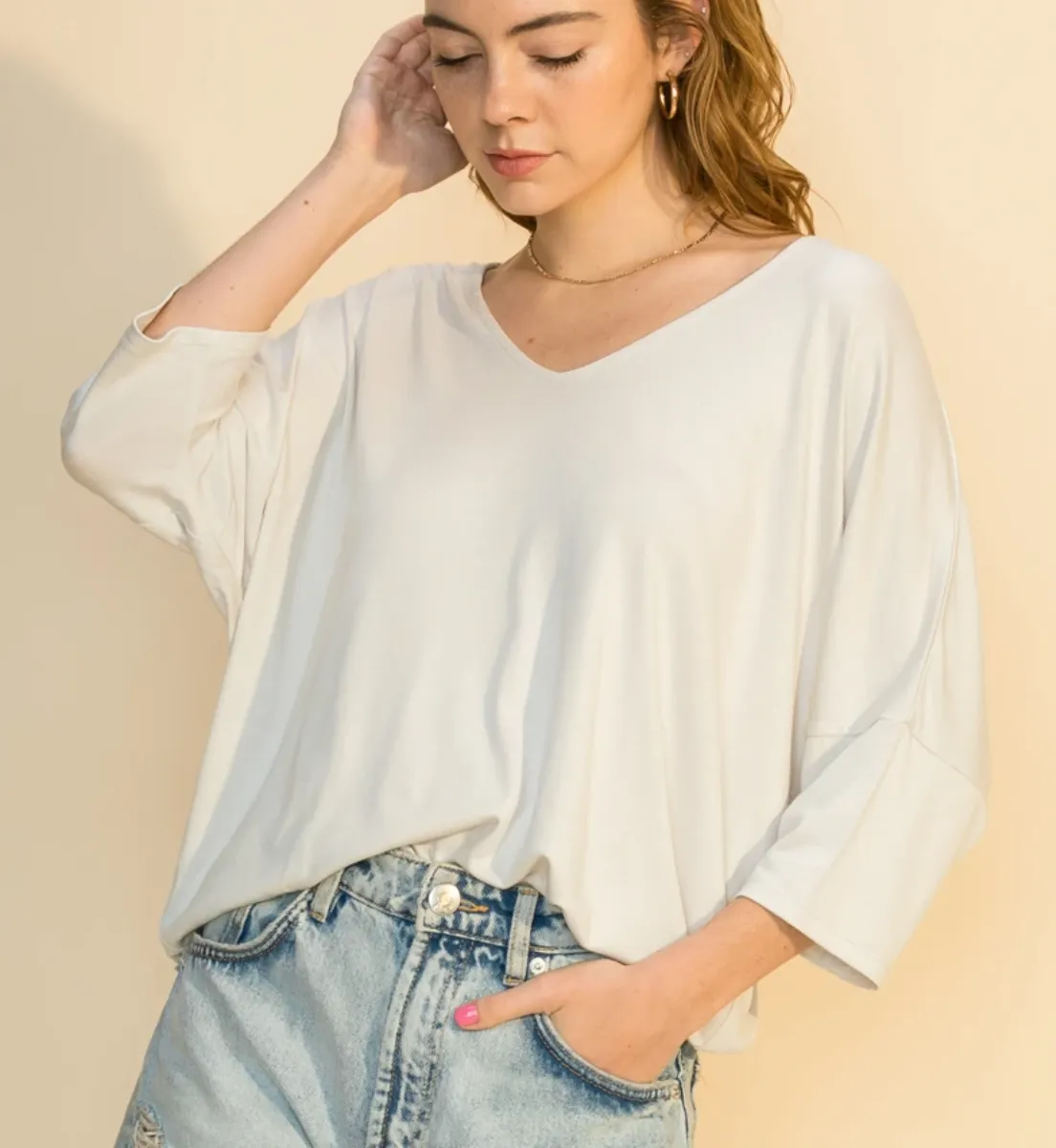 Aria Dolman Sleeve Top