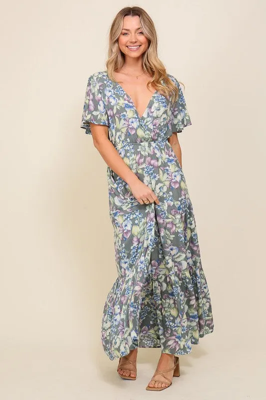 ARYA FLORAL MAXI DRESS