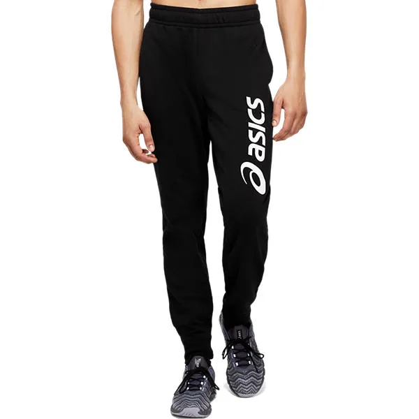 Asics Big Logo Sweat Pant Black White   