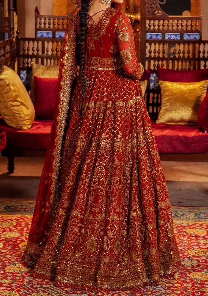 Asim Jofa Jaan-e-jahan Pakistani Chiffon Anarkali