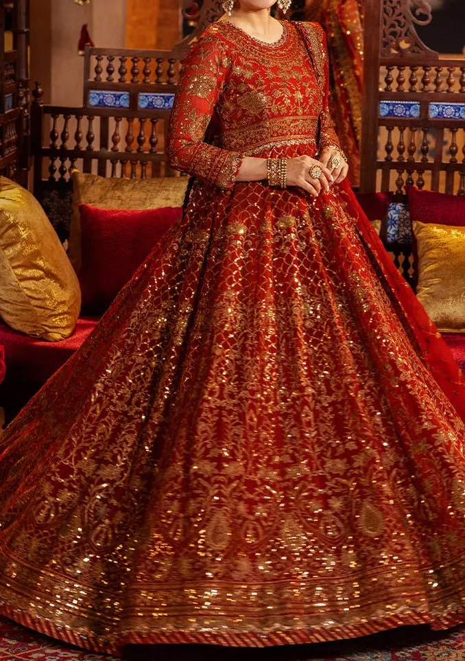 Asim Jofa Jaan-e-jahan Pakistani Chiffon Anarkali