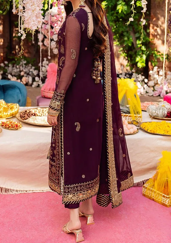 Asim Jofa Jag Mag Pakistani Chiffon Dress