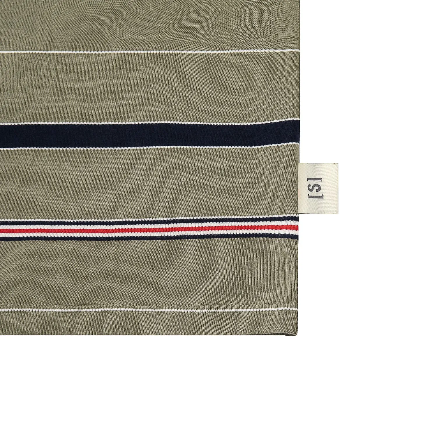 A[S]USL MULTI COLOR BORDER L/S TEE-LIGHT OLIVE