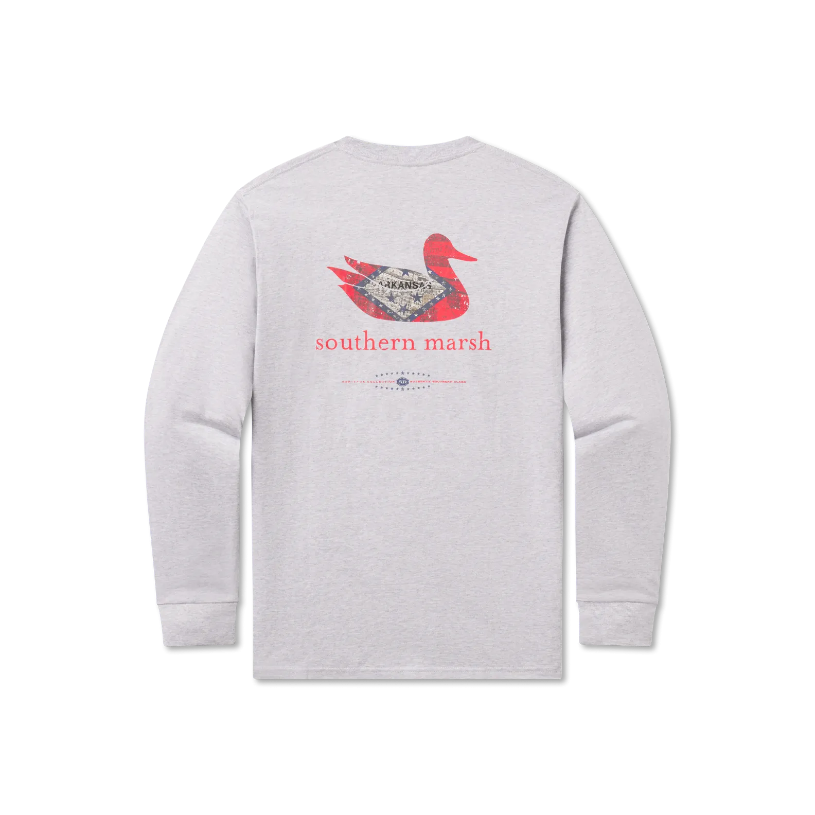 Authentic Heritage Tee - Arkansas - Long Sleeve