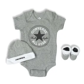 Baby Converse Chuck Taylor Newborn Set Heather Grey