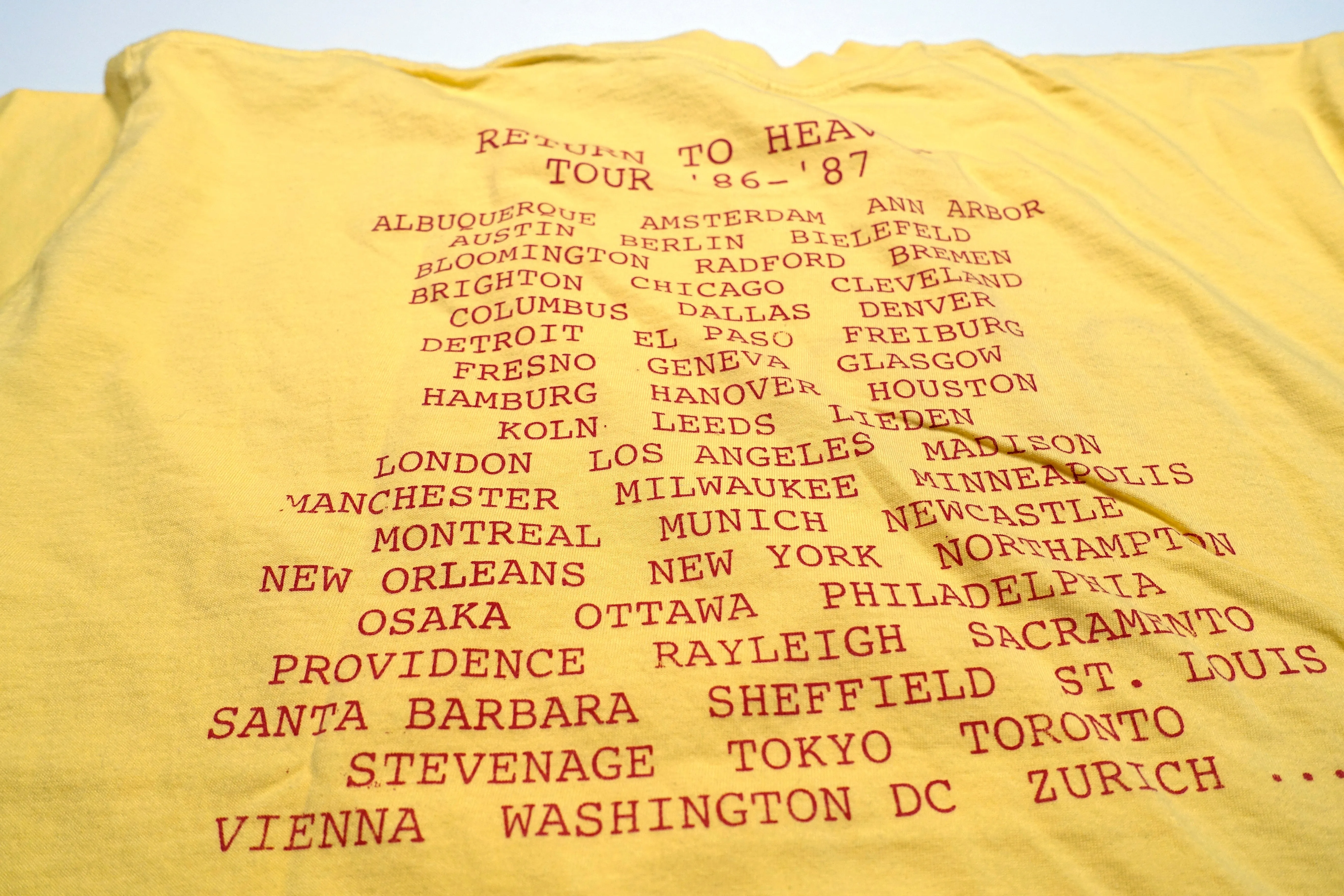 Bad Brains - Return To Heaven 86-87 Tour XL Shirt (Bootleg)