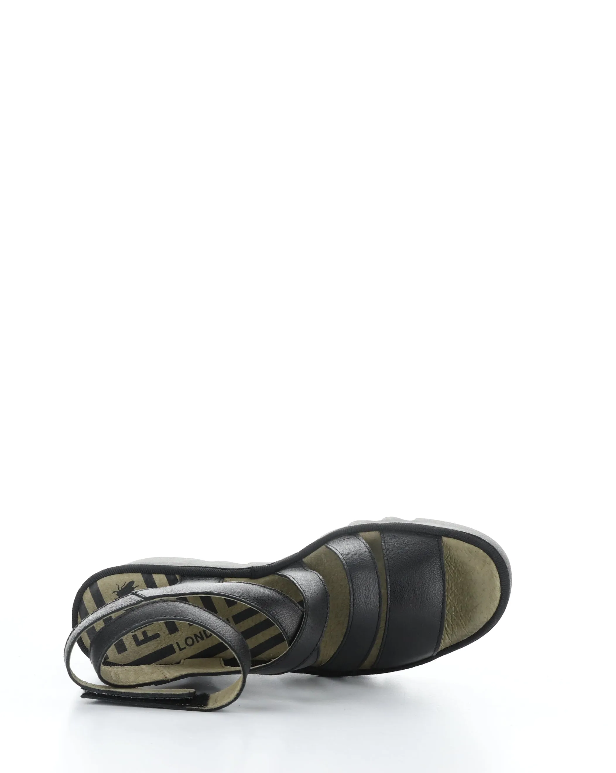 BAFY485FLY 001 BLACK Velcro Sandals