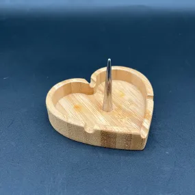 Bamboo Heart Spiked Ashtray