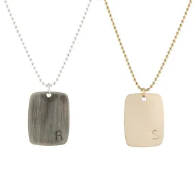 Bauhaus Dogtag Necklace