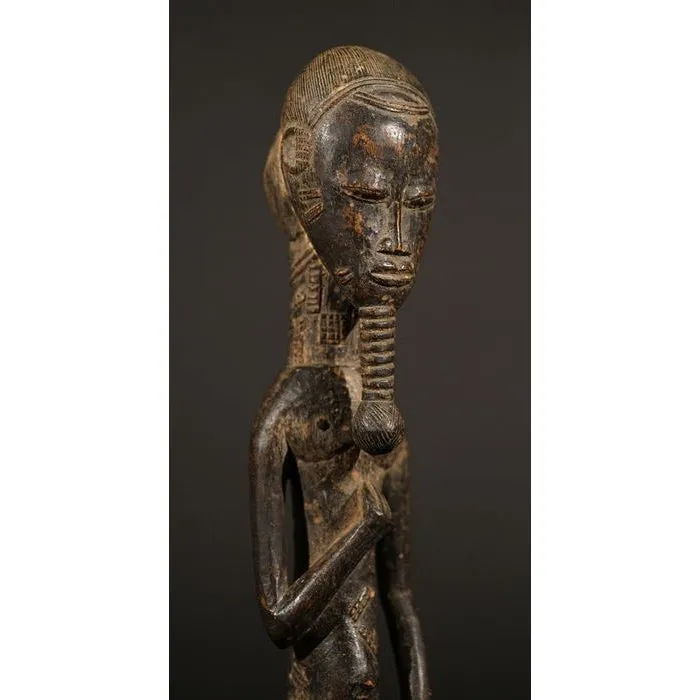 Baule Male Blolo Divination Figure, Cte d'Ivoire #788