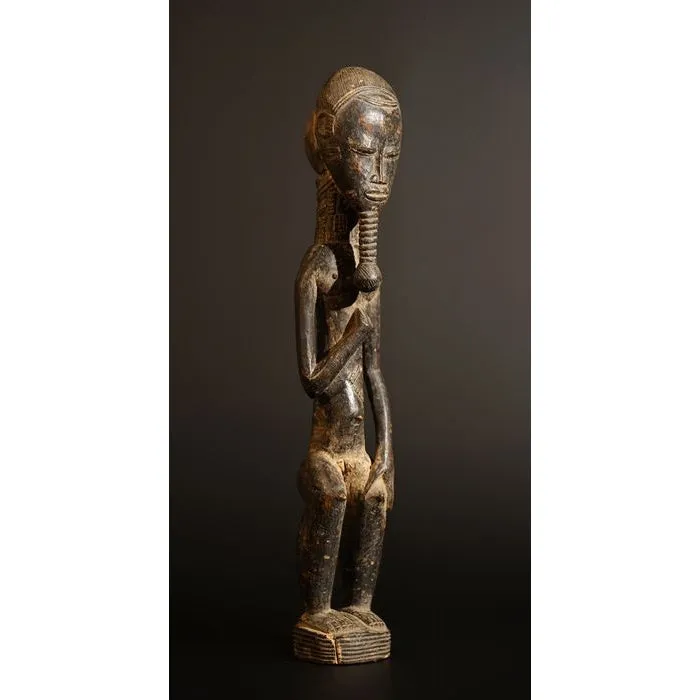 Baule Male Blolo Divination Figure, Cte d'Ivoire #788