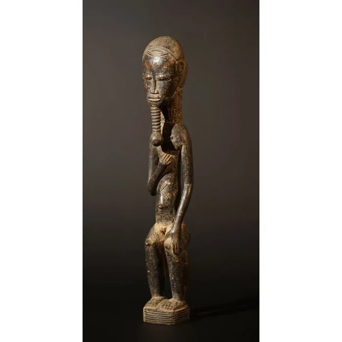 Baule Male Blolo Divination Figure, Cte d'Ivoire #788