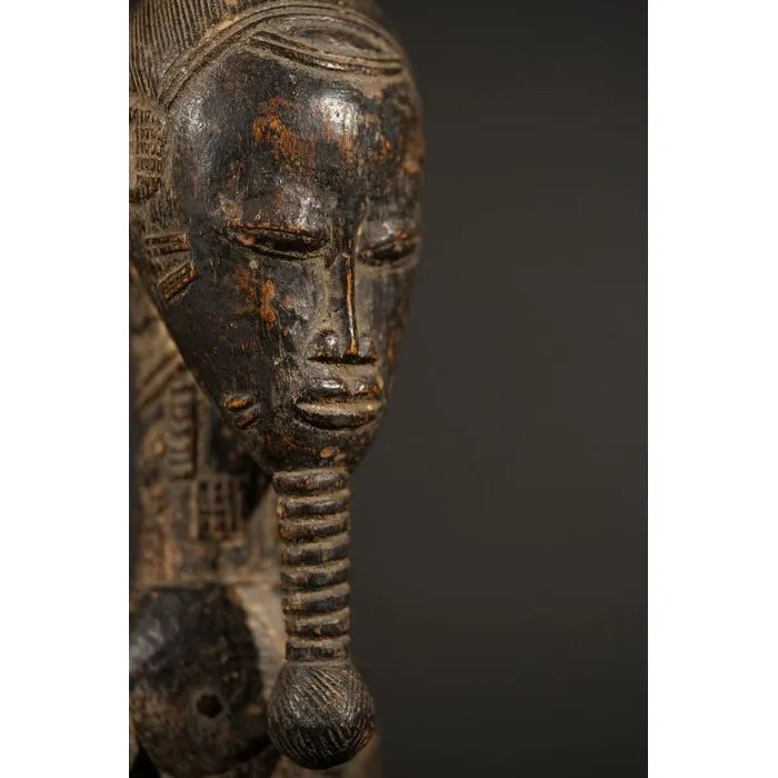 Baule Male Blolo Divination Figure, Cte d'Ivoire #788