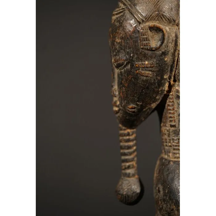 Baule Male Blolo Divination Figure, Cte d'Ivoire #788