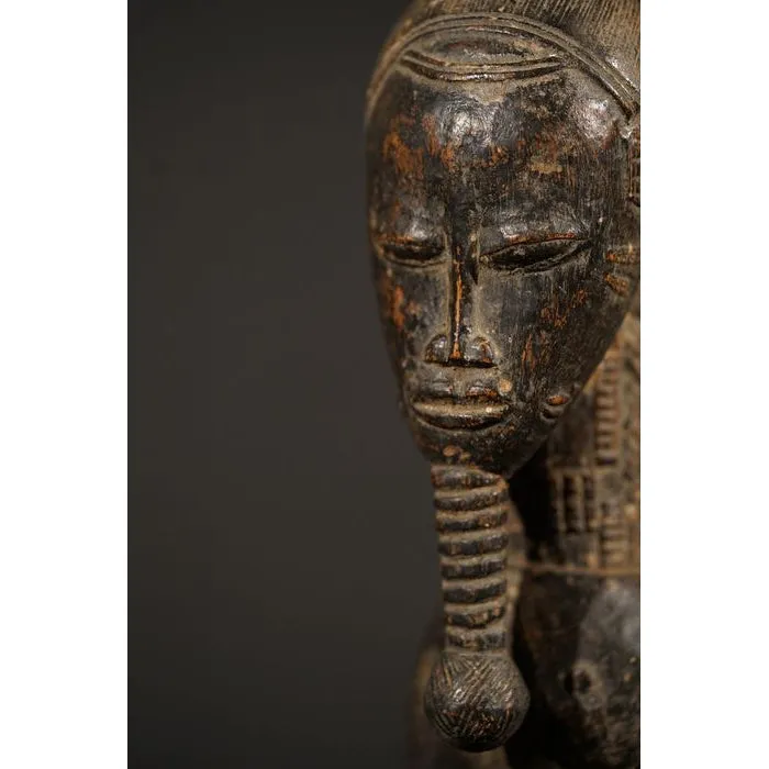 Baule Male Blolo Divination Figure, Cte d'Ivoire #788