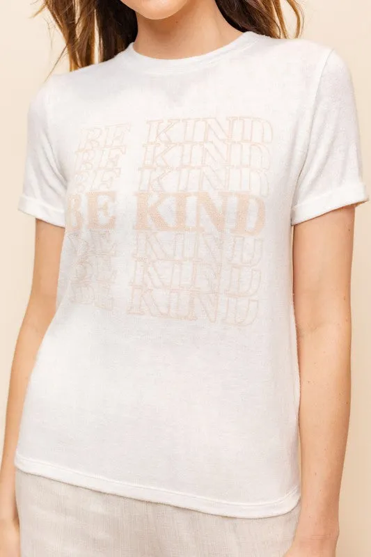 Be Kind Knit Graphic Tee