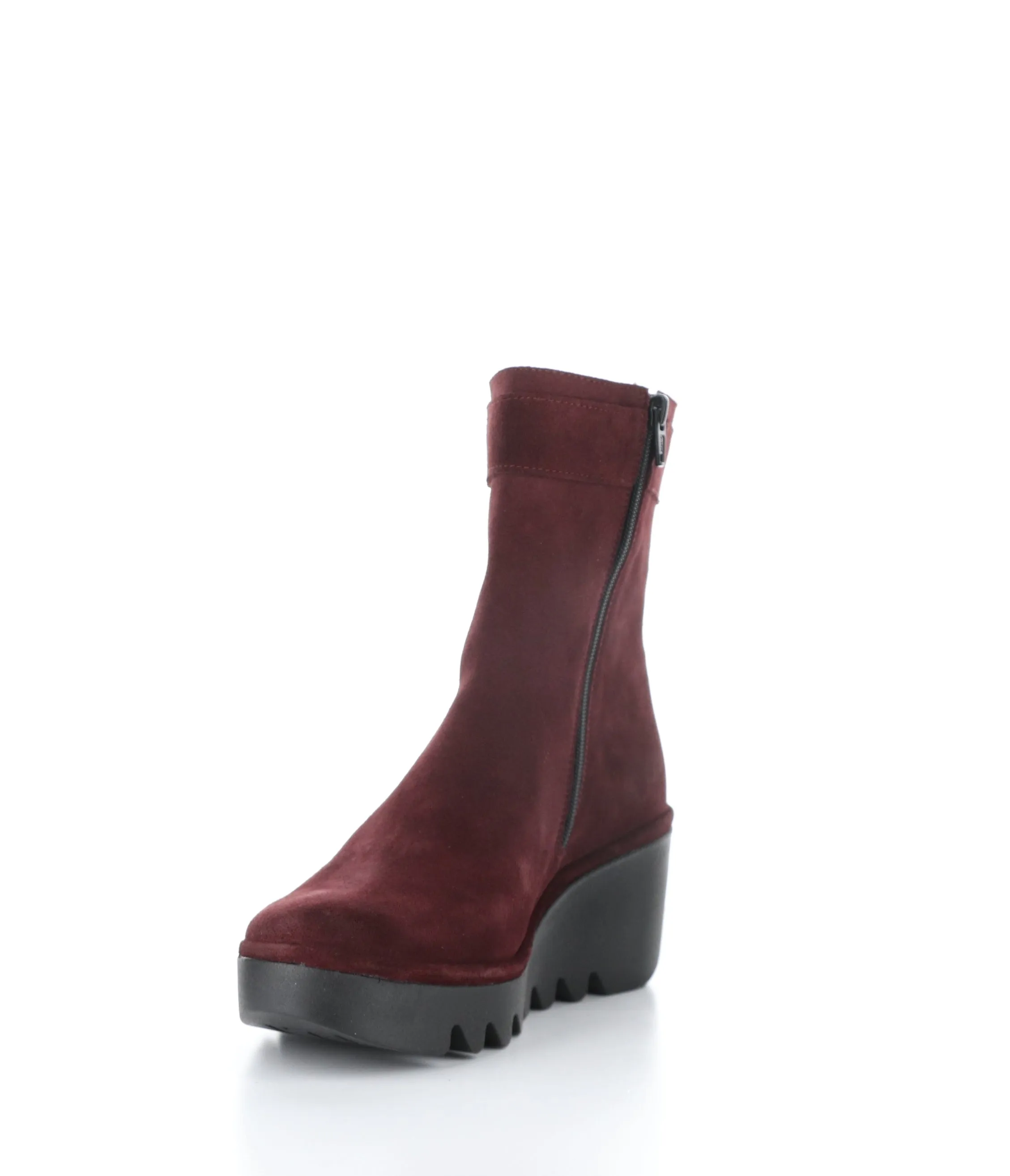 BEPP396FLY 001 WINE Round Toe Boots