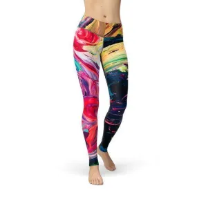 Beverly Paint Stroke Leggings