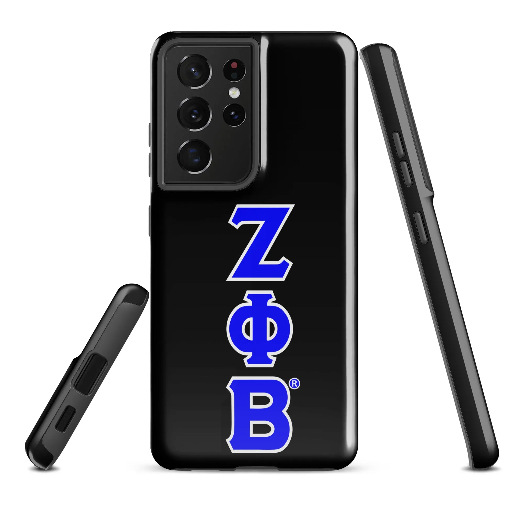 Black ΖΦΒ Samsung Case