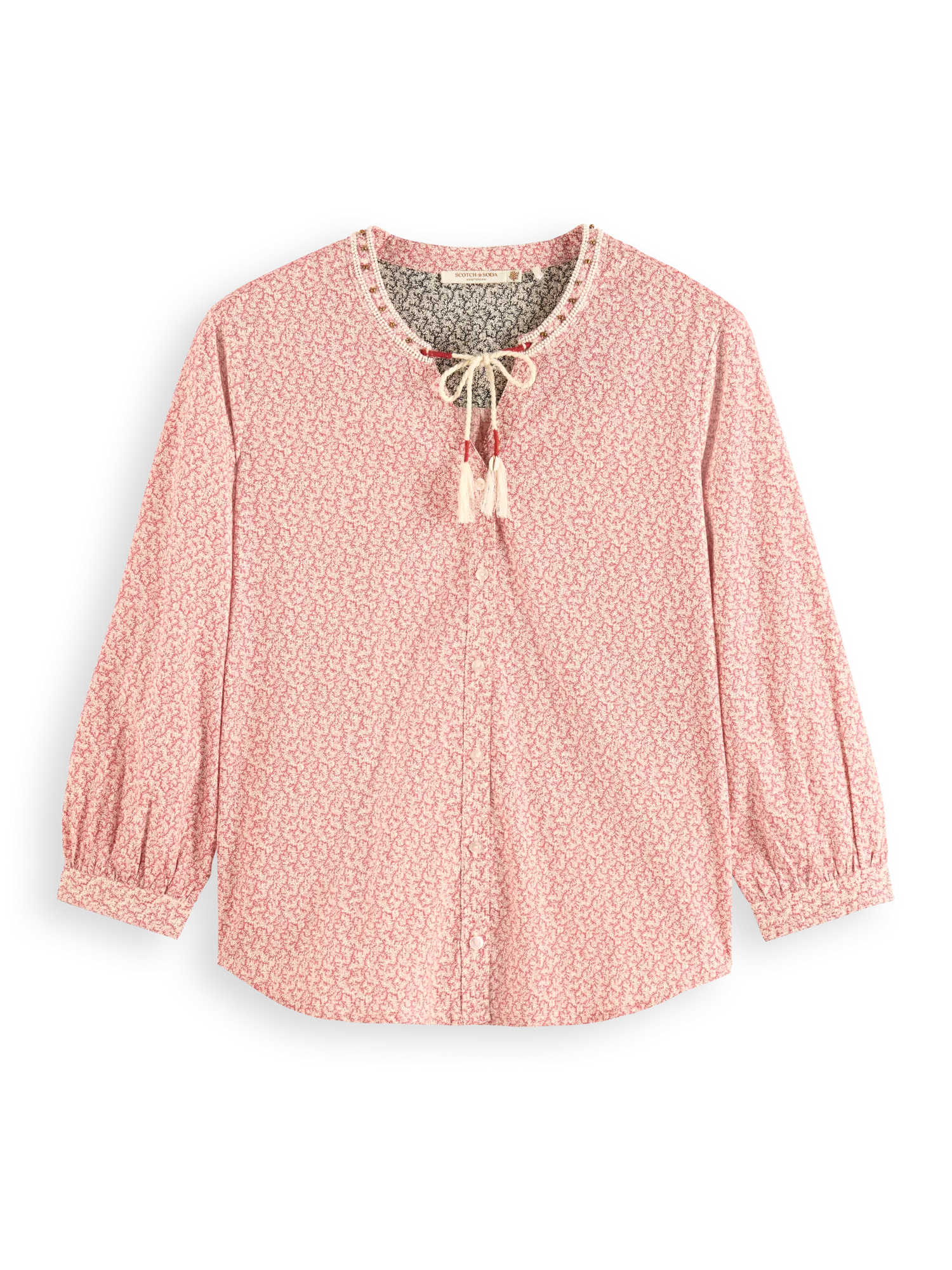 Blouse perlée