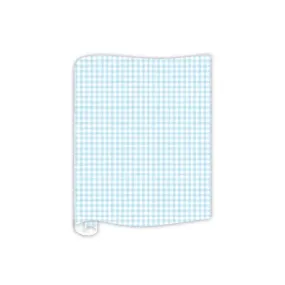 Blue Gingham Pattern Table Runner