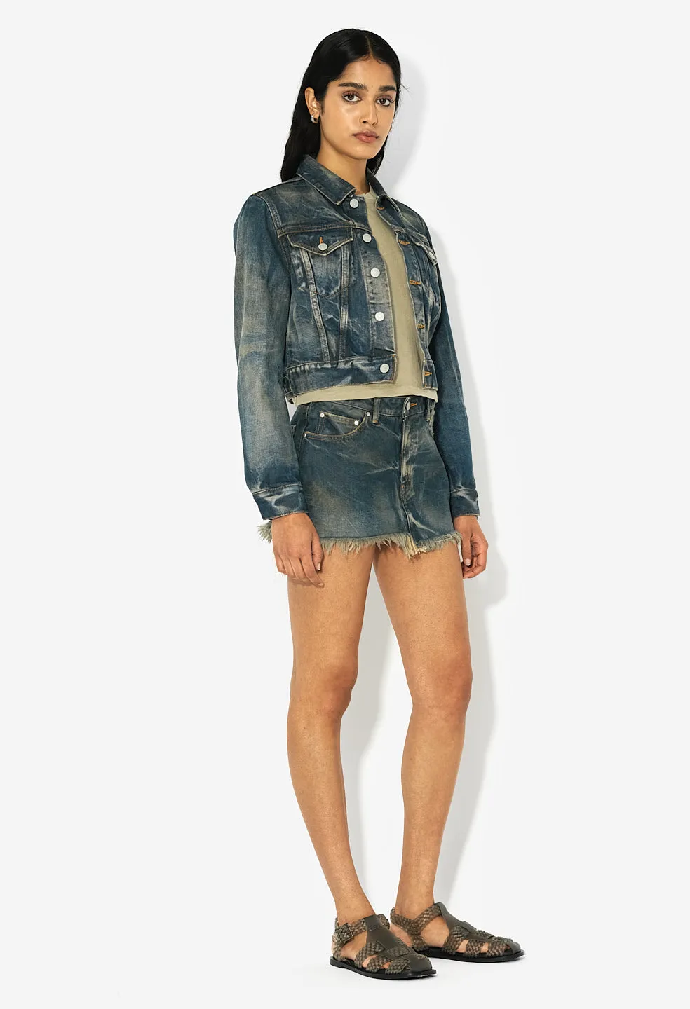 Bronco Denim Skirt / Wilcox