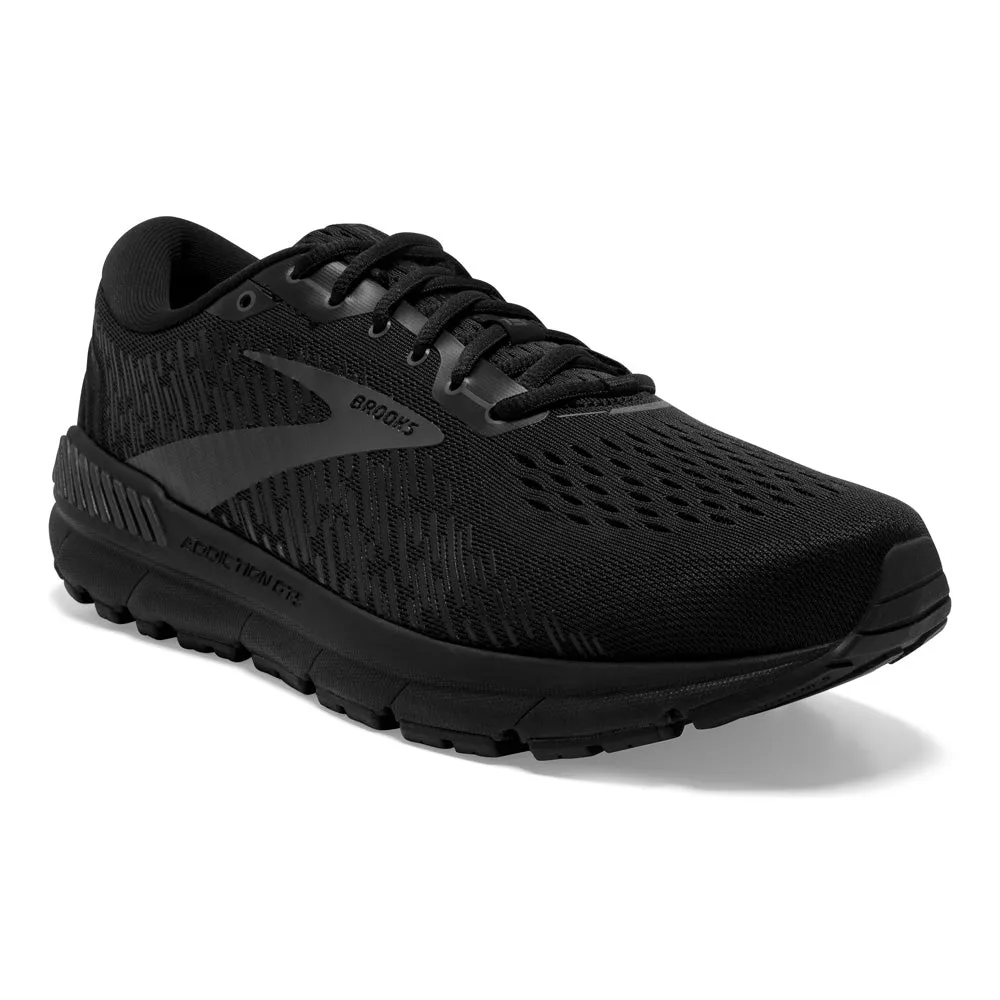 Brooks Addiction GTS 15 - Support (2E Width) - Black/Black (Mens)