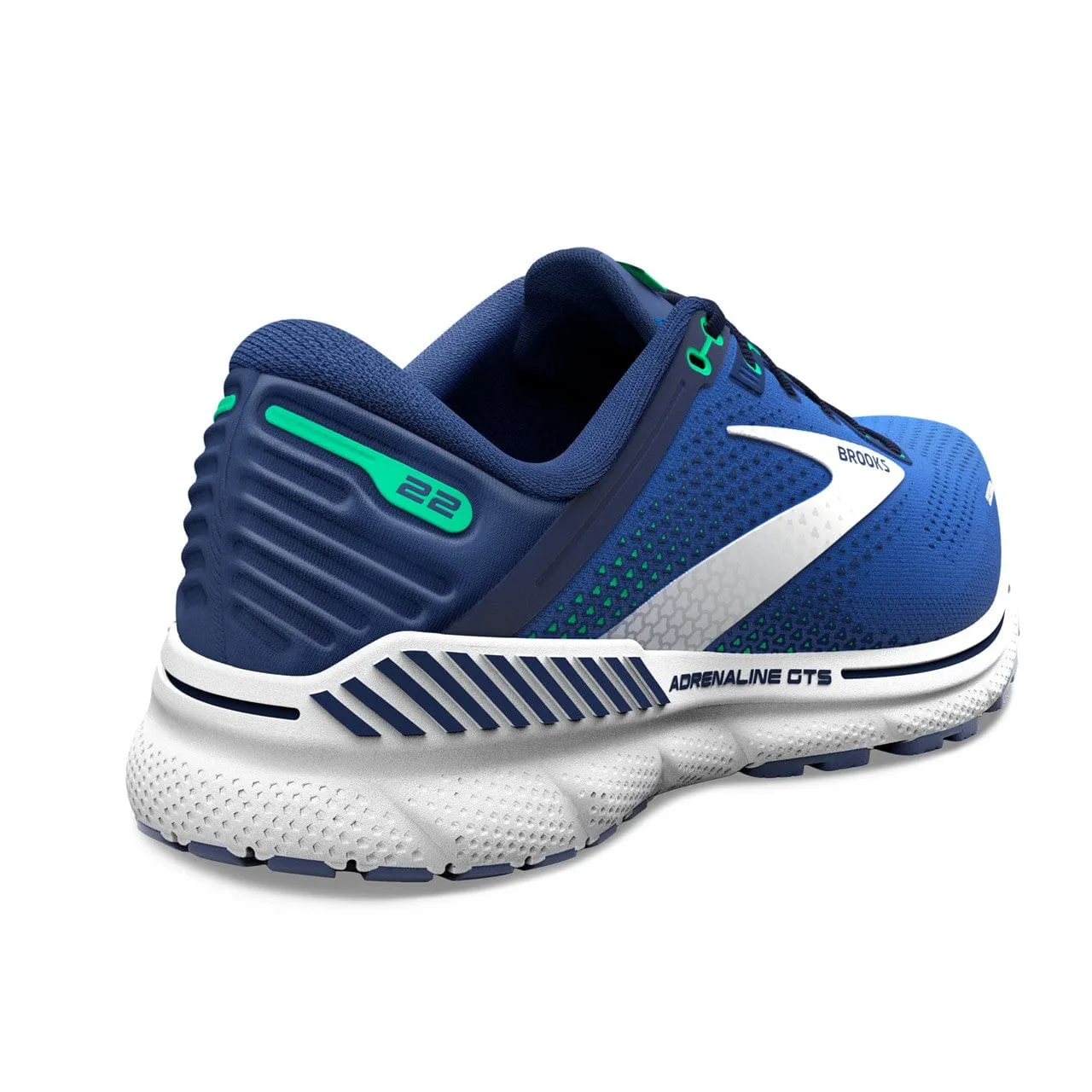 Brooks Adrenaline GTS 22 (Men's) - Surf the Web/Blue/Irish Green