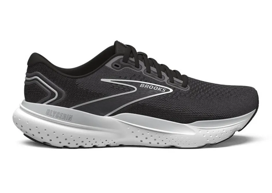 Brooks Glycerin 21 (D Width) - Black/Grey/White (Mens)