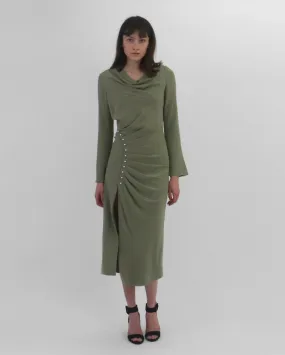 BRYANNA DRESS / OLIVE