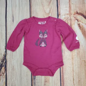 Carhartt LS Foliage Fox Fuchsia Onesie