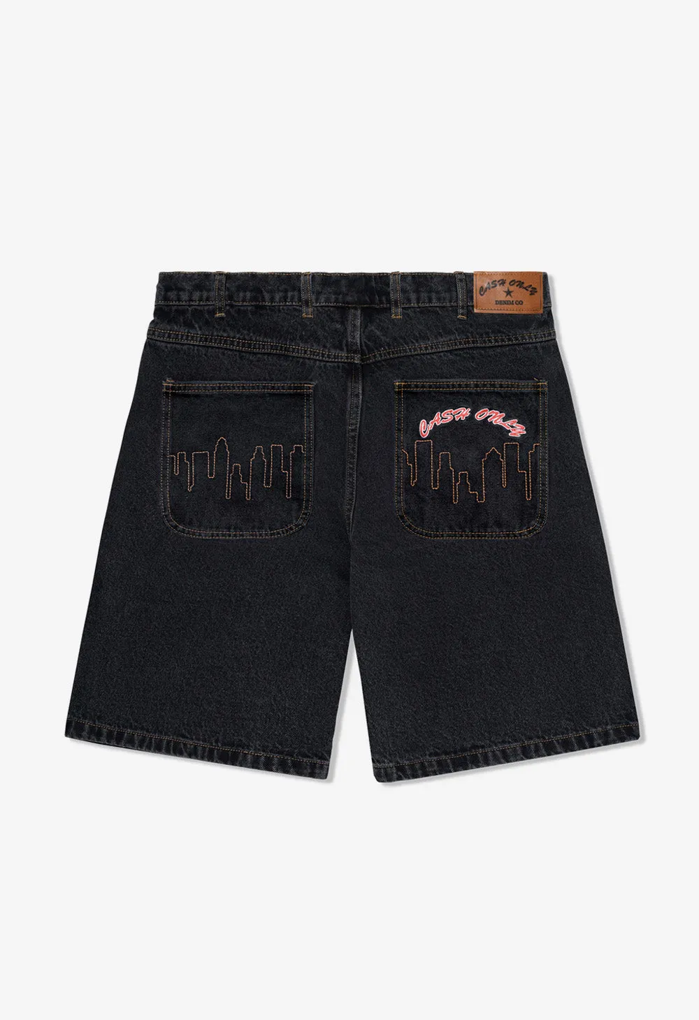 CASH ONLY Logo Denim Shorts