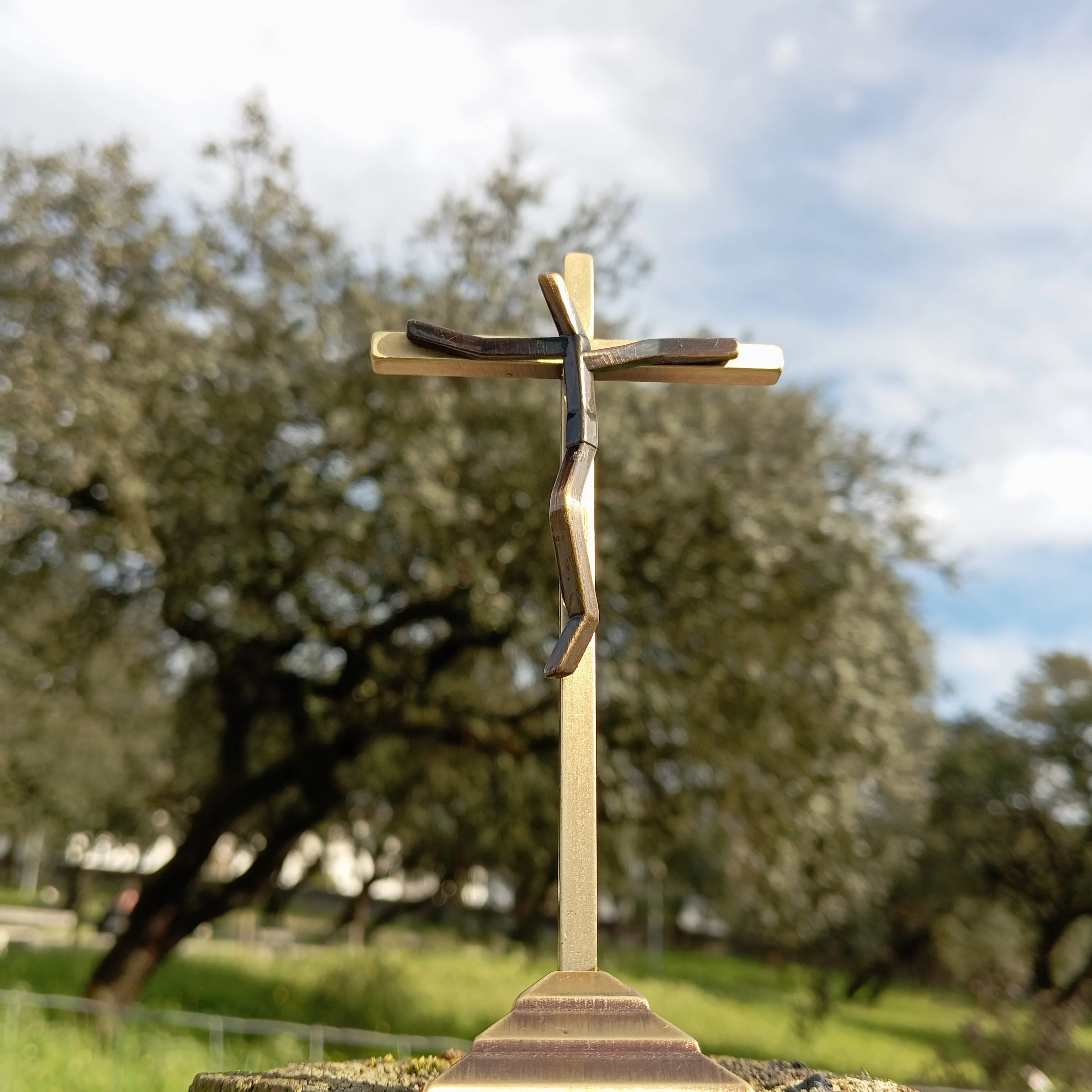 Centennial Standing Crucifix - 4.3'' | 11cm