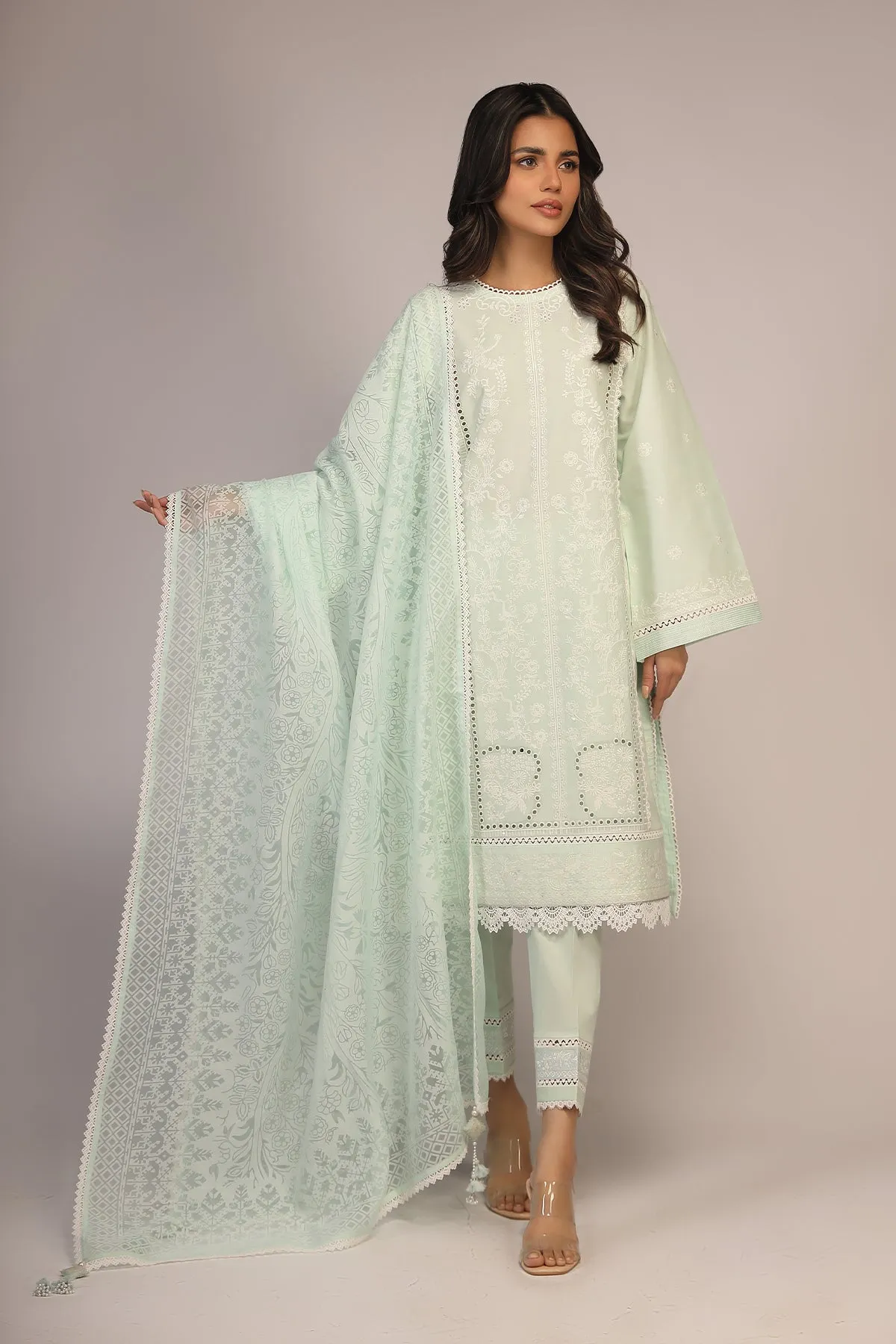 Chikankari 3 Piece