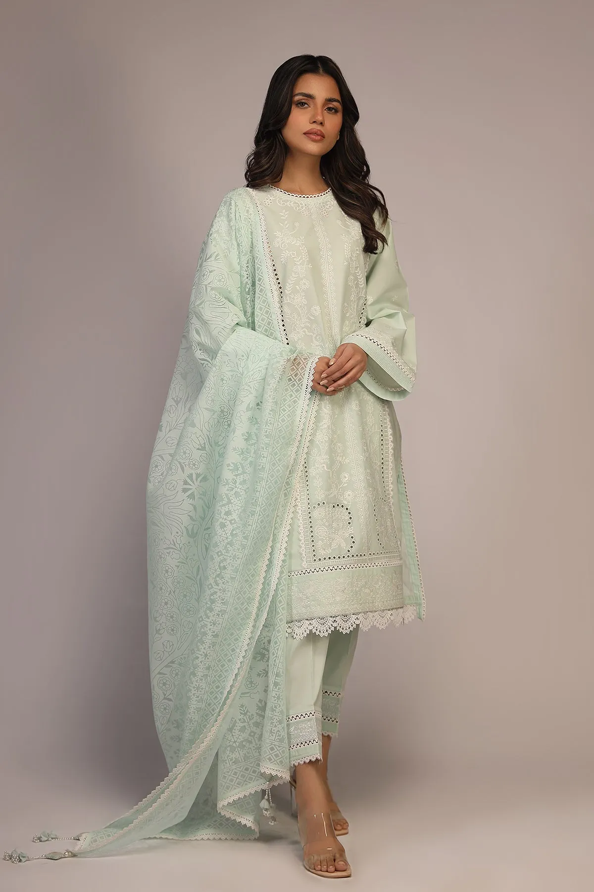 Chikankari 3 Piece